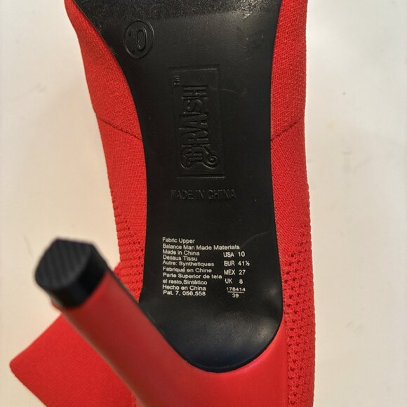 BRASH, Size 10 Red Ankle Booties - Picture 9 of 9